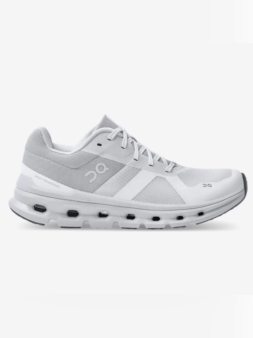 On Running Cloud runner All-White Athletic Running Shoe size 9